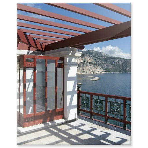 Villa Kérylos, terrasse (panneaux aluminium)