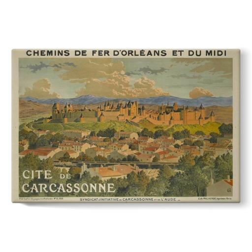 Cité de Carcassonne (stretched canvas)