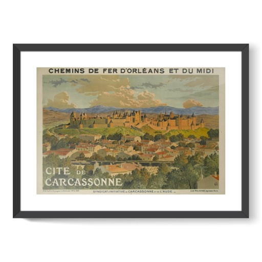 Cité de Carcassonne (framed art prints)