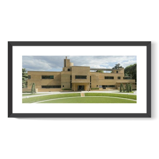 Villa Cavrois, vue d'ensemble de la façade nord (framed art prints)