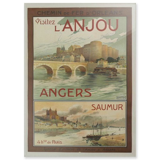 Visitez l'Anjou : Angers, Saumur (acrylic panels)