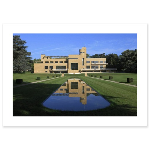 Villa Cavrois, vue axiale de la façade sud (canvas without frame)