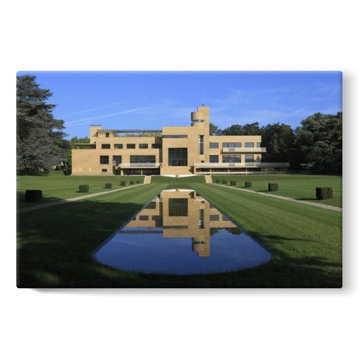 Villa Cavrois, vue axiale de la façade sud (stretched canvas)