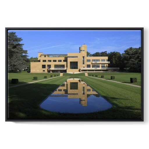 Villa Cavrois, vue axiale de la façade sud (framed canvas)