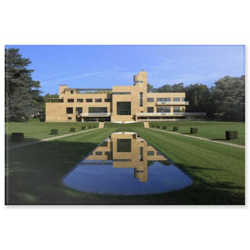 Villa Cavrois, vue axiale de la façade sud (acrylic panels)
