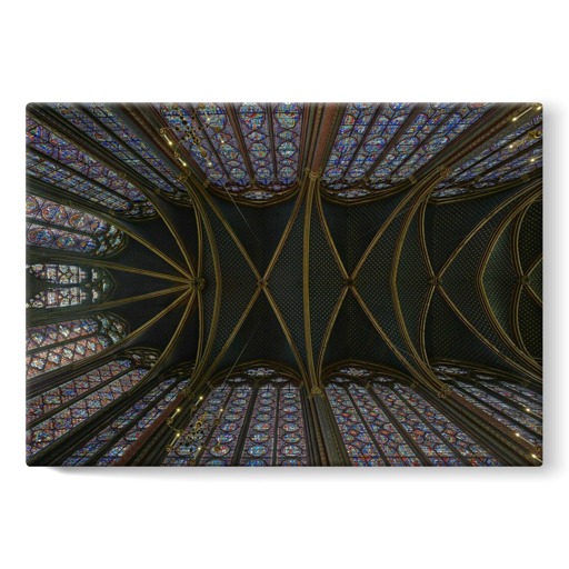 Sainte-Chapelle de Paris, chapelle haute, voûte de l'abside et d'une partie de la nef (toiles sur châssis)