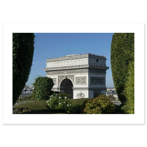 Arc de triomphe de l'Étoile vu du nord-est (toiles sans cadre)