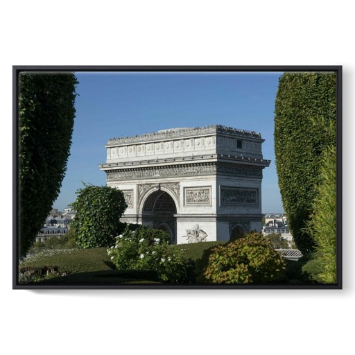 Arc de triomphe de l'Étoile vu du nord-est (framed canvas)