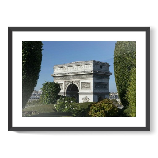 Arc de triomphe de l'Étoile vu du nord-est (affiches d'art encadrées)