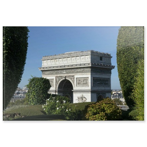 Arc de triomphe de l'Étoile vu du nord-est (panneaux acryliques)