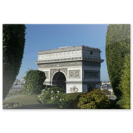 Arc de triomphe de l'Étoile vu du nord-est (panneaux aluminium)