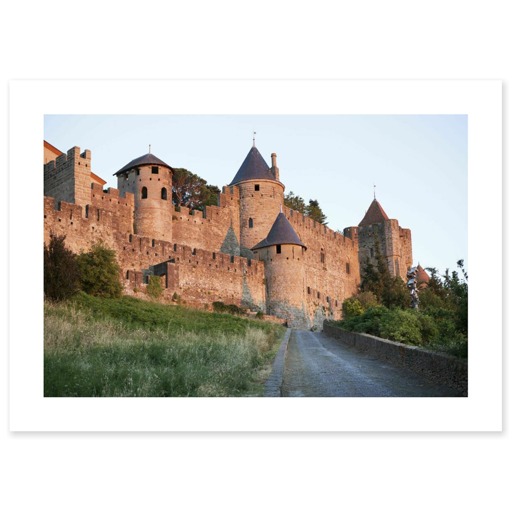 Cité de Carcassonne, front ouest (canvas without frame)