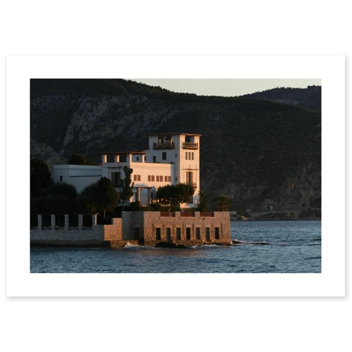 Villa Kérylos vue de la mer (canvas without frame)