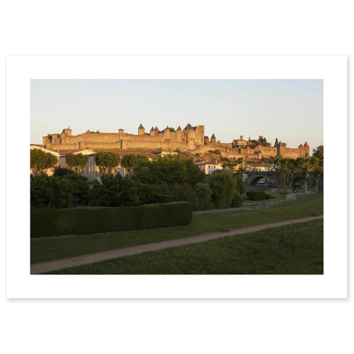 Cité de Carcassonne, front ouest (affiches d'art)