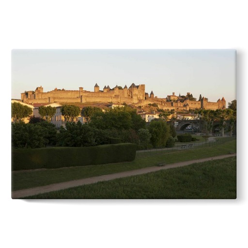 Cité de Carcassonne, front ouest (stretched canvas)