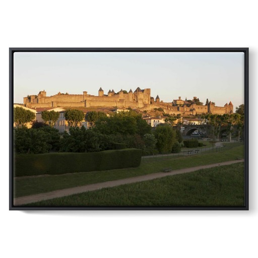 Cité de Carcassonne, front ouest (framed canvas)