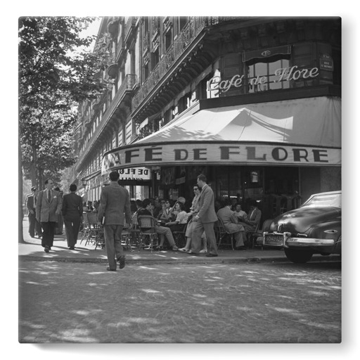 À la terrasse du Café de Flore (stretched canvas)