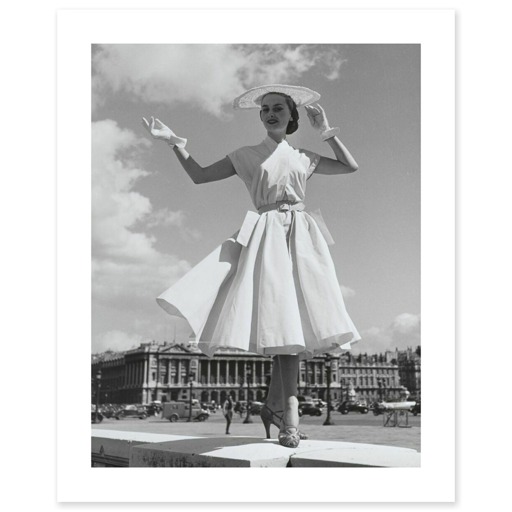 Mannequin place de la Concorde (Paris) (art prints)