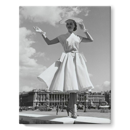 Mannequin place de la Concorde (Paris) (stretched canvas)