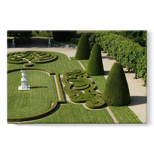 Château de Bouges, parterre nord, broderies (stretched canvas)