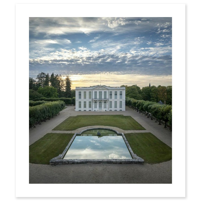 Château de Bouges, façade ouest et bassin (affiches d'art) · Boutique ...