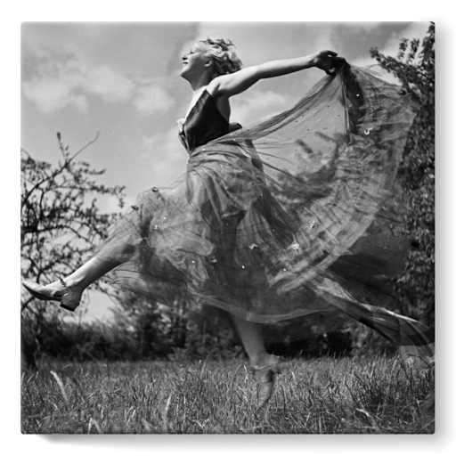 Femme dansant au soleil (stretched canvas)