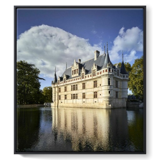 Château d'Azay-le-Rideau, ensemble sud-est (framed canvas)