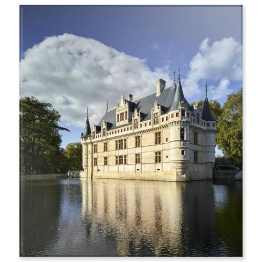 Château d'Azay-le-Rideau, ensemble sud-est (panneaux acryliques)