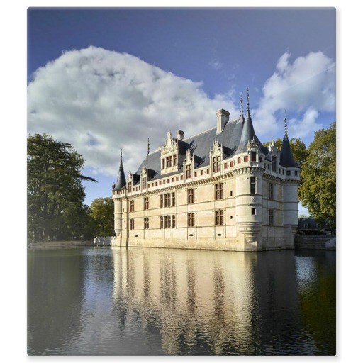 Château d'Azay-le-Rideau, ensemble sud-est (panneaux aluminium)