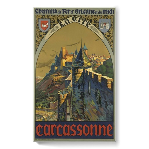 Carcassonne. La Cité (stretched canvas)