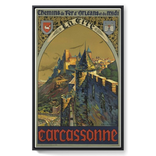 Carcassonne. La Cité (framed canvas)