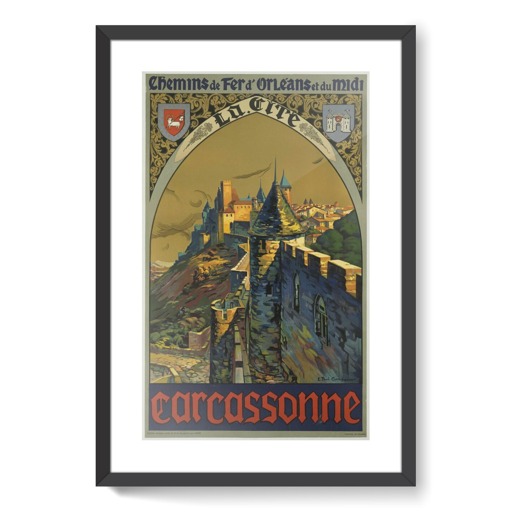 Carcassonne. La Cité (affiches d'art encadrées)