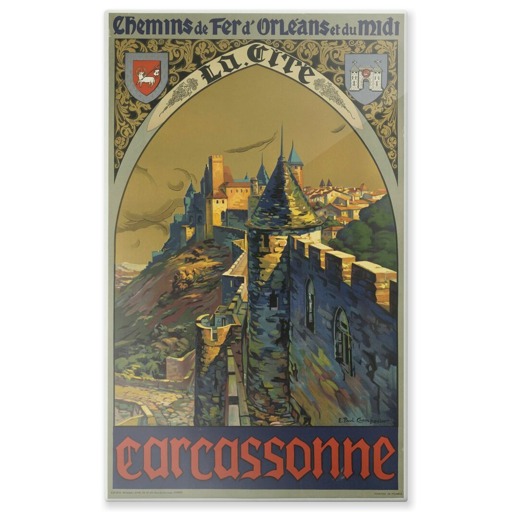 Carcassonne. La Cité (panneaux aluminium)