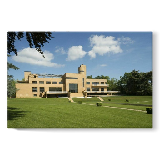 Villa Cavrois, vue d'ensemble de la façade sud (toiles sur châssis)