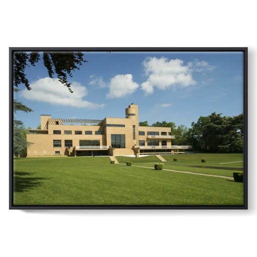 Villa Cavrois, vue d'ensemble de la façade sud (framed canvas)