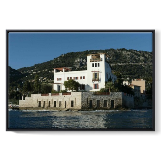 Villa Kérylos vue de la mer (framed canvas)