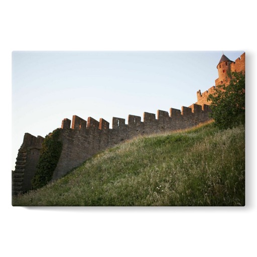 Cité de Carcassonne, front ouest, rampe de la barbacane (stretched canvas)