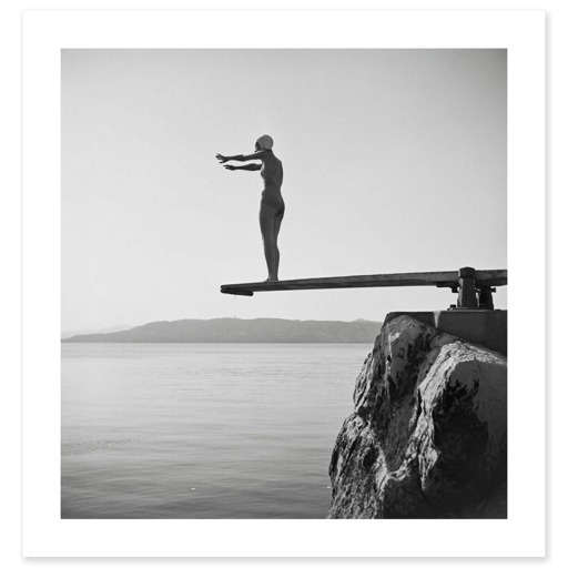 Cannes, le plongeon (art prints)