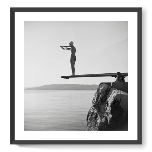 Cannes, le plongeon (framed art prints)