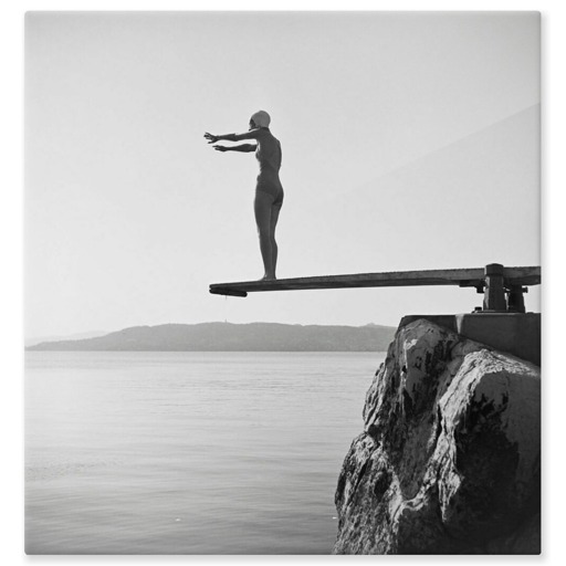 Cannes, le plongeon (aluminium panels)