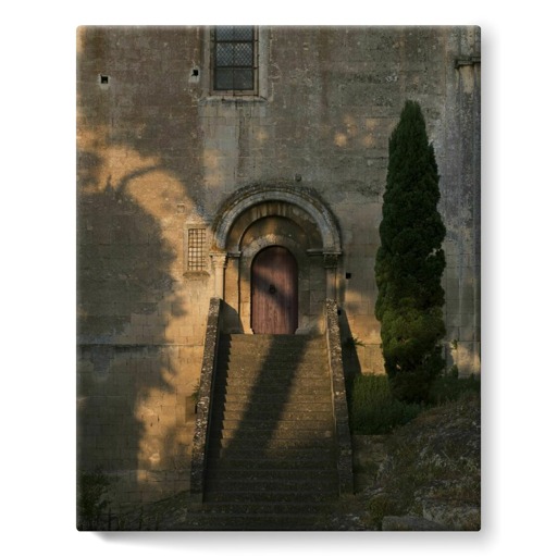 Abbaye de Montmajour, église Notre-Dame, façade occidentale (stretched canvas)