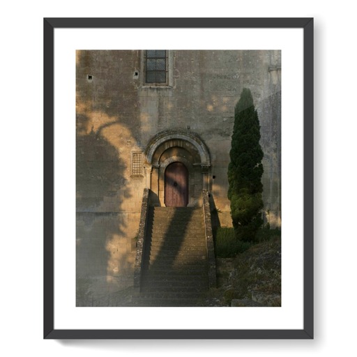 Abbaye de Montmajour, église Notre-Dame, façade occidentale (affiches d'art encadrées)