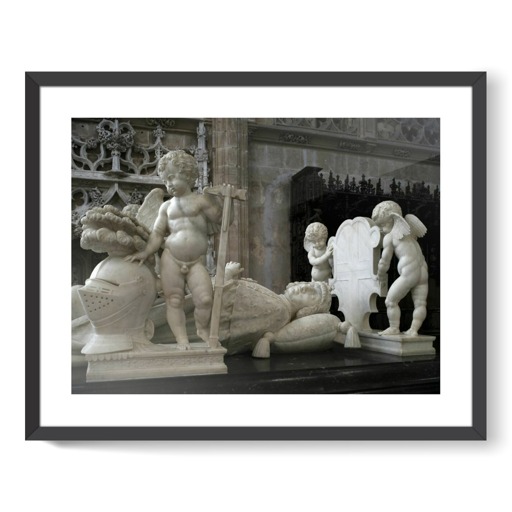 Église Saint-Nicolas-de-Tolentin de Brou, gisant du tombeau de Philibert le Beau (framed art prints)