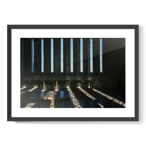 Abbaye du Mont-Saint-Michel, réfectoire des moines (framed art prints)