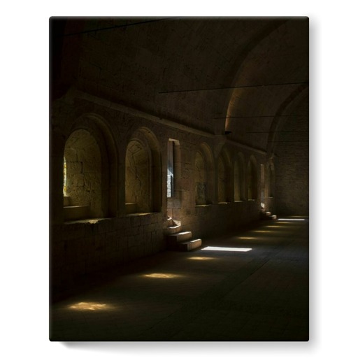 Abbaye du Thoronet, dortoir (stretched canvas)