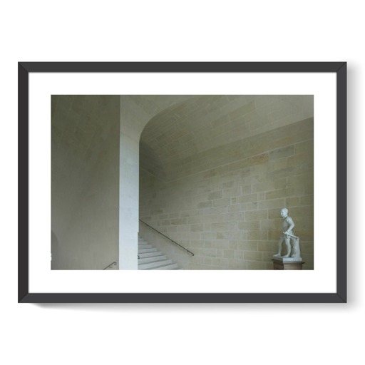 Château des ducs d'Épernon, palier du premier étage de l'escalier d'honneur (framed art prints)