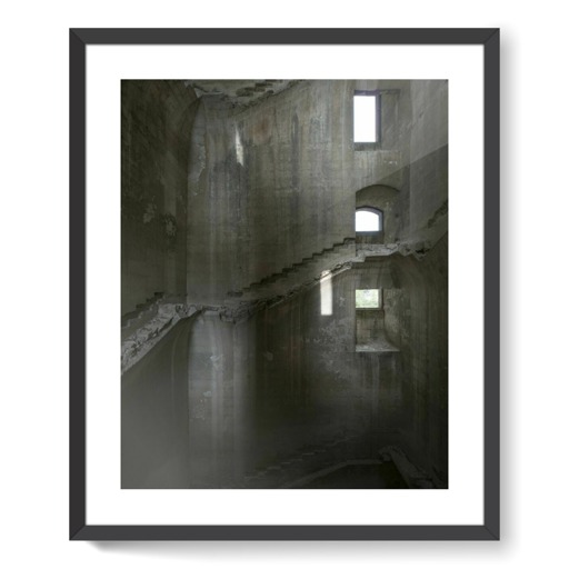 Abbaye de Montmajour, monastère mauriste, vestiges de l'escalier (framed art prints)